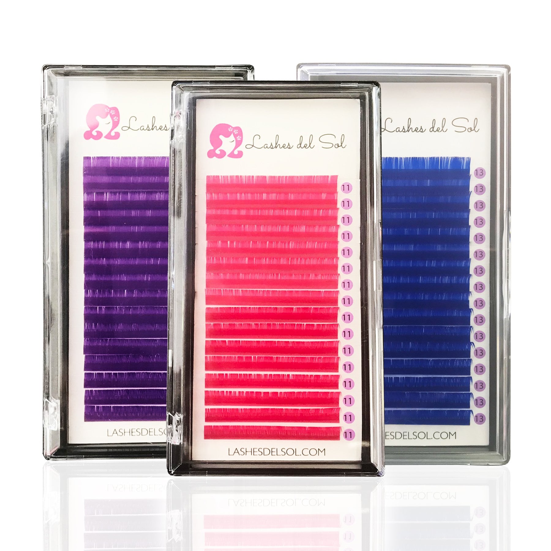 colored eyelash extensions from lashes del sol