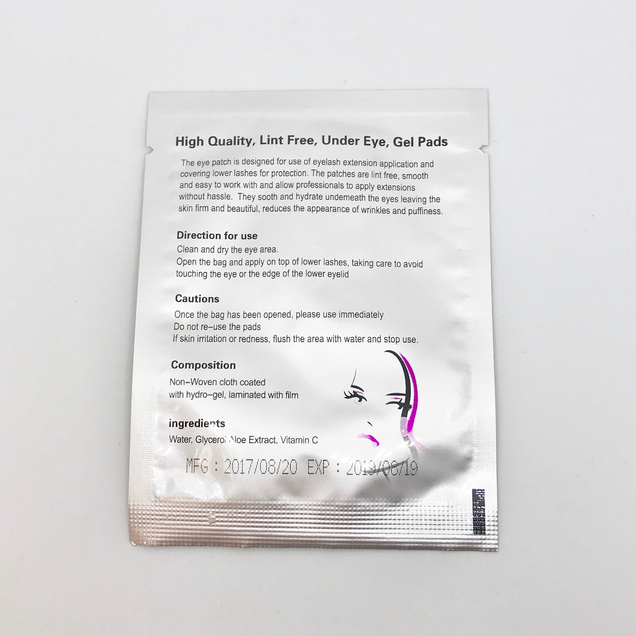 Lint Free Petal Eye Pads