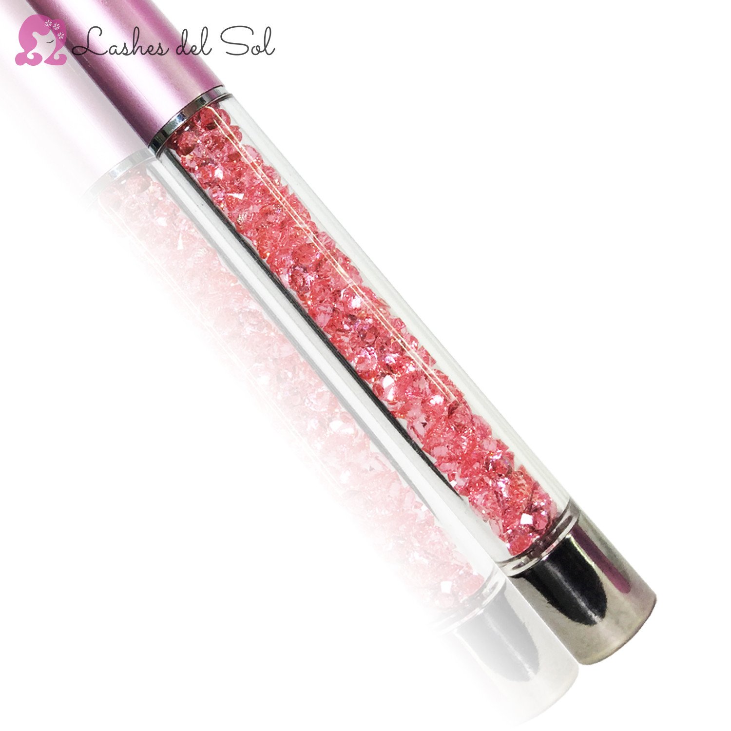 Rose Diamond Eyelash Brush Mascara Wand